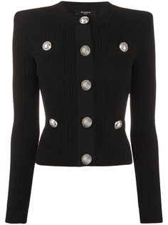 Balmain кардиган с объемными плечами