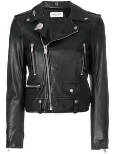 Saint Laurent байкерская куртка на молнии