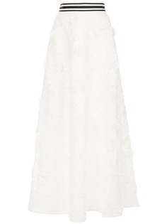 Zimmermann платье A-силуэта с цветочным принтом и вырезом