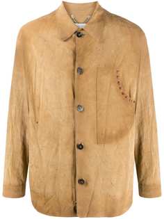 Golden Goose рубашка Sawyer с декоративной строчкой
