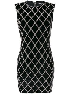 Balmain платье мини с вышивкой
