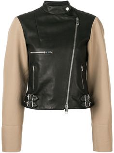 Victoria Beckham куртка с контрастными рукавами
