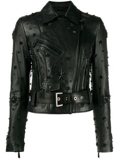 Philipp Plein байкерская куртка с заклепками
