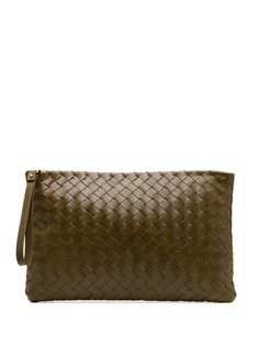 Bottega Veneta клатч с плетением Intrecciato