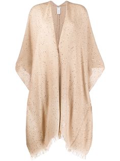 Brunello Cucinelli кардиган с пайетками и бахромой