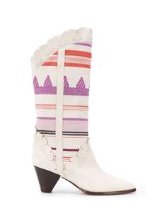 Isabel Marant сапоги с вышивкой