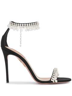 Aquazzura декорированные босоножки Exquisite 105