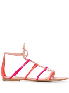 Gianvito Rossi сандалии на шнуровке