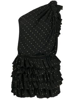 Saint Laurent платье с блестками