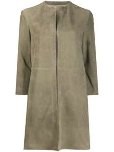 Drome пальто с потайной застежкой и вставками