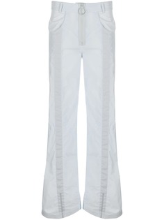 Off-White брюки палаццо со вставками