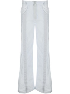Off-White брюки палаццо со вставками