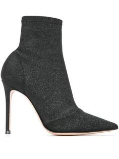 Gianvito Rossi lurex sock boots