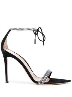 Gianvito Rossi босоножки с кристаллами