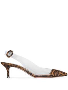 Gianvito Rossi туфли Alice 55 с заостренным носком и ремешком на пятке