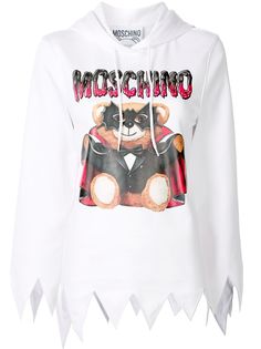 Moschino худи Teddy Bear с вырезами