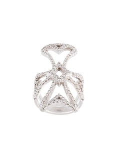 Loree Rodkin кольцо в виде Мальтийского креста с бриллиантами