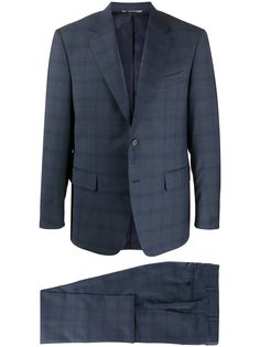 Canali костюм-двойка строгого кроя