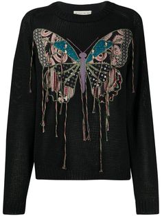 Etro свитер с вышивкой
