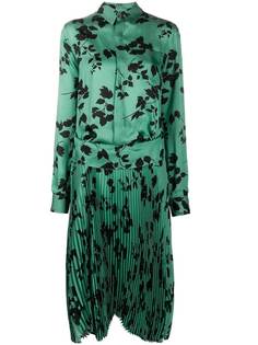 Plan C платье миди с плиссировкой