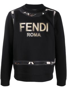 Fendi толстовка с логотипом