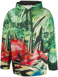 Valentino худи с принтом Red Dragon
