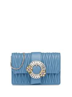 Miu Miu декорированный стеганый клатч