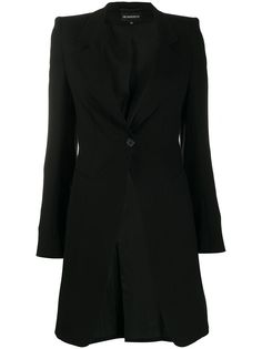 Ann Demeulemeester приталенное пальто