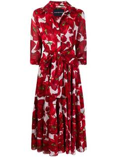 Samantha Sung платье-рубашка Aster с цветочным принтом