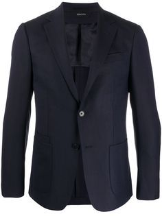 Z Zegna фактурный однобортный пиджак
