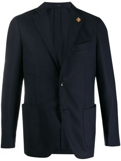 Lardini однобортный пиджак узкого кроя