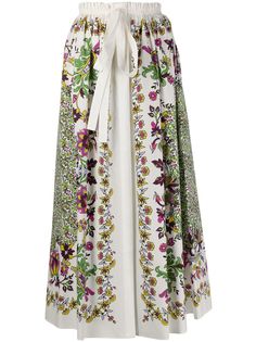 Givenchy юбка миди с цветочным принтом