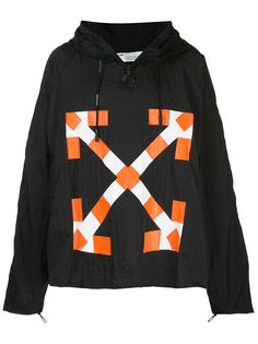 Off-White анорак с логотипом