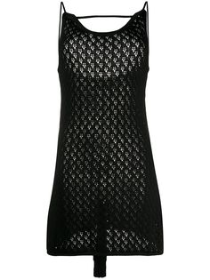 Jil Sander платье миди в технике кроше