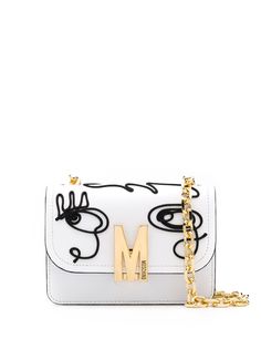 Moschino декорированная сумка на плечо