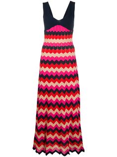 M Missoni трикотажное платье без рукавов