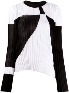 Balmain трикотажный топ с плиссировкой