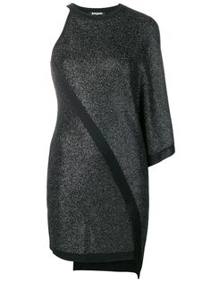Balmain асимметричное платье на одно плечо