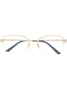 Cartier Eyewear очки Panthère de Cartier в овальной оправе