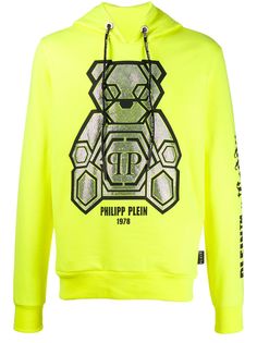 Philipp Plein худи с вышивкой Teddy Bear