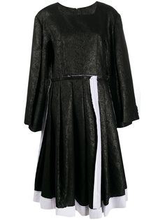 Comme Des Garçons расклешенное жаккардовое платье