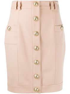 Balmain юбка с пуговицами