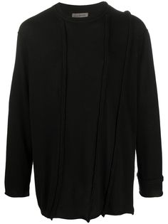 Yohji Yamamoto свитер с наружными швами
