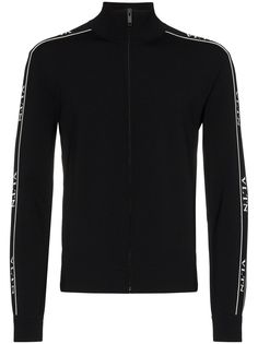 Valentino толстовка на молнии с логотипом