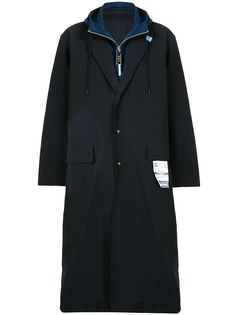Maison Mihara Yasuhiro пальто с потайной молнией