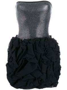 Balmain декорированное платье Paris