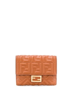 Fendi складной кошелек с декором FF