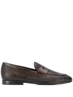 Officine Creative плетеные лоферы