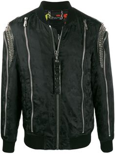Philipp Plein куртка-бомбер с камуфляжным узором