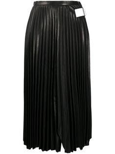 Helmut Lang плиссированная юбка миди